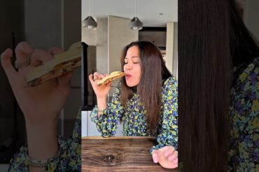 Toast for breakfast #recipe #toast #butter #healthybreakfast #crunch #asmr