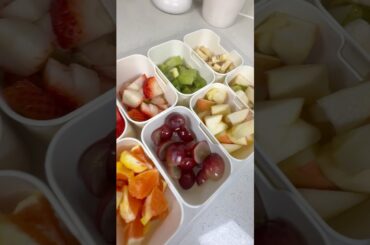 Fruit prep restock #mealprep #asmr #fruit #healthysnacks