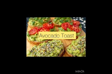 Zero Oil Healthy Avocado Toast #recipe #healthyeating #food #healthylifestyle #zerooilrecipe