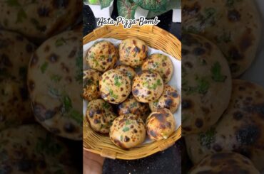 Healthy breakfast ideas | Easy breakfast recipes | Aate ki recipe | Pizza bomb | Aate pizza #shorts