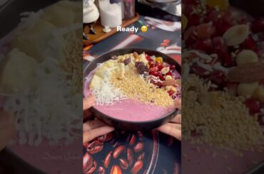 Creamy High-Protein Smoothie Bowl #highprotein #healthy #healthybreakfast #healthysnacks #recipe