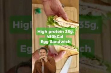Low calorie high protein Egg sandwich