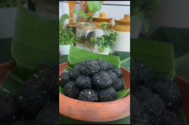 black ladoo  recipe /healthy snacks #shortvideo #cookingrecipe  #shorts #healthy