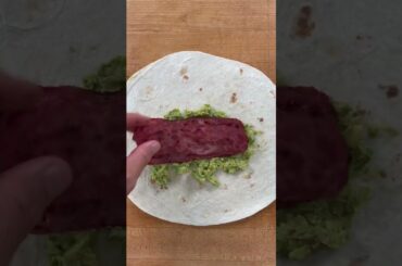 Simple Sandwich Series #9: Healthy Breakfast Burrito #shorts