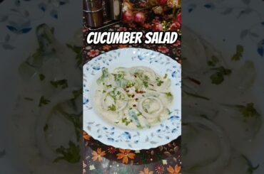 Viral Healthy Cucumber Salad Recipe| Cucumber salad #shorts #recipe #cucumbersalad