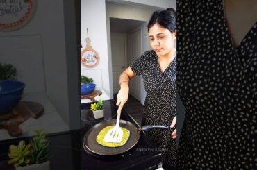 Healthy Palak Paneer Paratha | Protein-Rice Breakfast | #shorts #shortsfeed #breakfast #ytshorts