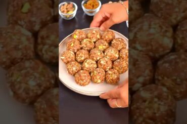 Homemade Dry Fruit Laddu for Glowing Skin & Good Health | Instant Energy Balls!#ytshots#trending