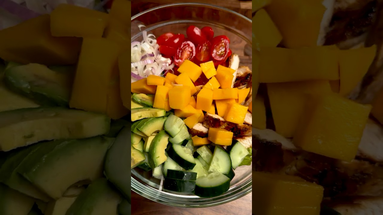 Chicken Salad Recipe! Easy & healthy #shorts #asmr Chicken Salad Recipe! Easy & healthy #shorts #asmr