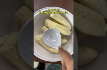 Healthy brownie recipe #trendingshorts #viralvideo #minivlog #food #brownie #healthy