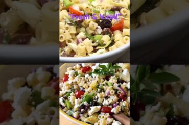 Mediterranean Pasta Salad | Healthy & Viral Summer Recipe#MediterraneanPasta #FetaSalad #EuropeanFl