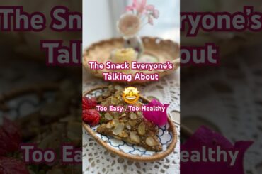The Easiest Healthy Snack You Haven’t Tried Yet #healthysnacks  #NoSugar #snackideas  #VeganSnack