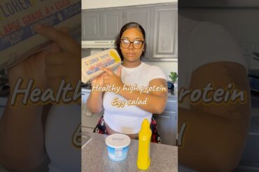 Healthy high protein egg salad #eggsaladrecipe #highproteinrecipes