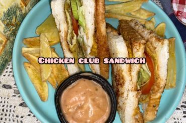 Chicken Ckub Sandwich Recipe Restaurant Style/ Best Chicken Sandwich Recipe/ Chicken Starter Recipes