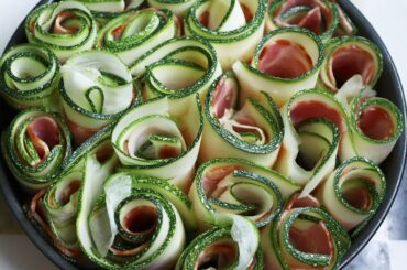 Air Fryer Easy Weight Loss Recipe, Light Meal Idea For Breakfast, Lunch And Dinner, Zucchini Recipe