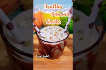 Healthy Banana Shake Recipe #shorts #trending #viral #snack #bananashake