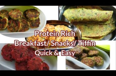 Healthy tiffin ideas for kids/ Lunchbox recipes - Breakfast/ Snacks / Tiffin Recipe