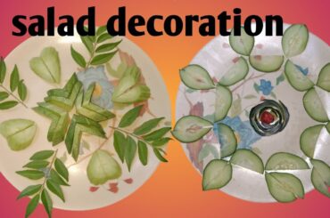 Salad decoration | salad recipe @Chatoriseema98