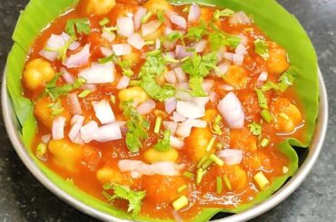 30 days healthy snacks series Day 16/ Street food channa masala/ Tnagar channa masala recipe