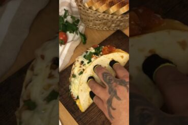 Spinach & Egg Tortilla Wrap -- Healthy Breakfast in 5 Minutes! #shorts @eggman911