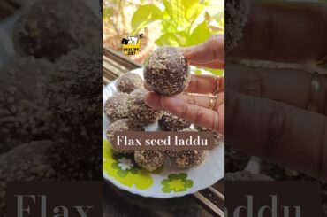 Flax seed ladoo| Healthy snack recipe| #food  #healthy #recipe #yputubeshorts #shortvideo #trending