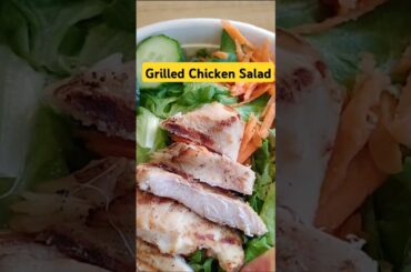 How To Plate Grilled Chicken Salad For Packed Lunch #salad #healthyfood #healthysalad #healthy