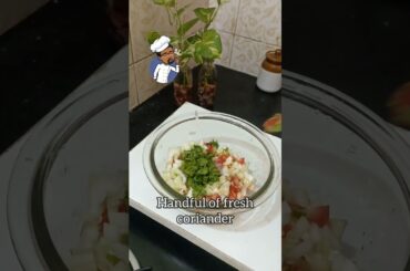 RAW MANGO SALAD / TANGY AND TASTY SUMMER RECIPE# SHORTS