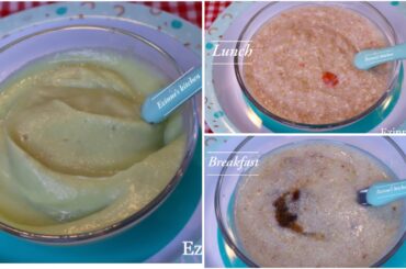 3 healthy baby foods for weight gain and brain development/4-18 months baby food