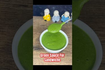 Easy Green Sauce Recipe for Bread Sandwich | Healthy & Delicious Sandwich Spread
