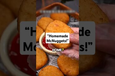 Homemade McD Nuggets with Potatoes! #recipe #cooking #shorts