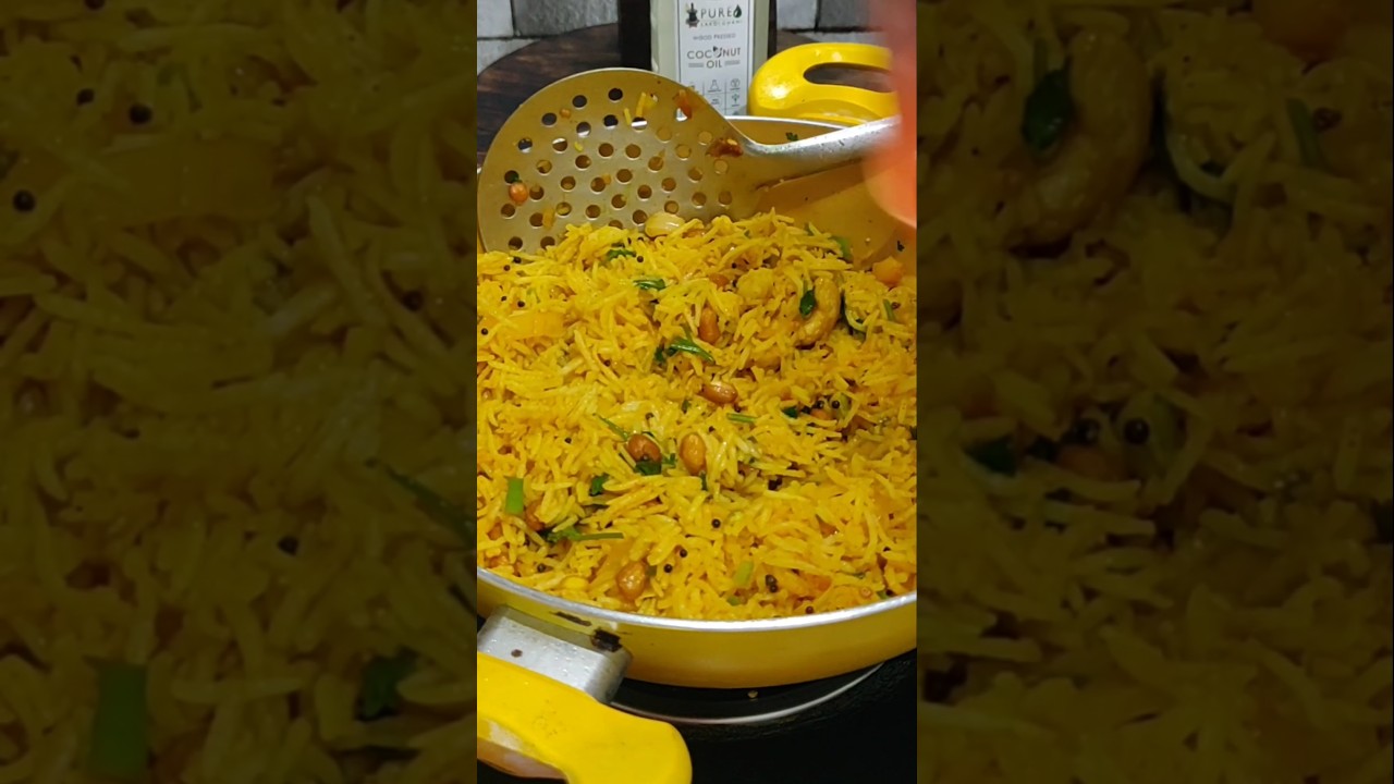 Lemon Rice Healthy Version #weightloss #shorts Lemon Rice Healthy Version #weightloss #shorts