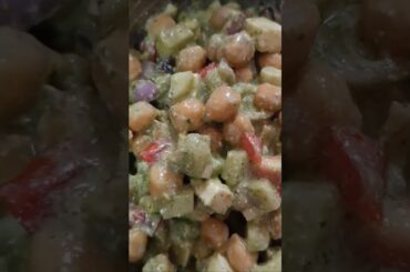 Healthy Chickpeas Salad #salad #sorts #ytshorts #weightloss #healthy #chickpeas