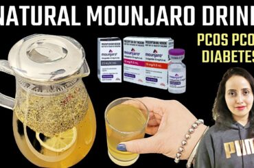 Natural Mounjaro Drink Recipe | Mounjaro Works Better Than Ozempic!