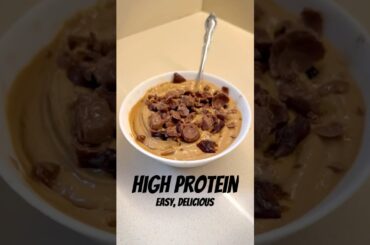 Best High Protein PB Ice-cream #highprotein #protein #muscle #gym #diet #recipe #easy #best