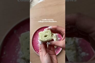 Homemade Vanilla Collagen Marshmallows #nutrition #skincareroutine #koreanskincare  #healthyrecipes