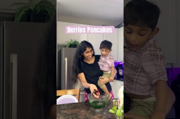 Berries pancakes |best snack for toddler| must try | healthy recipes | baby food | yummy | tasty |