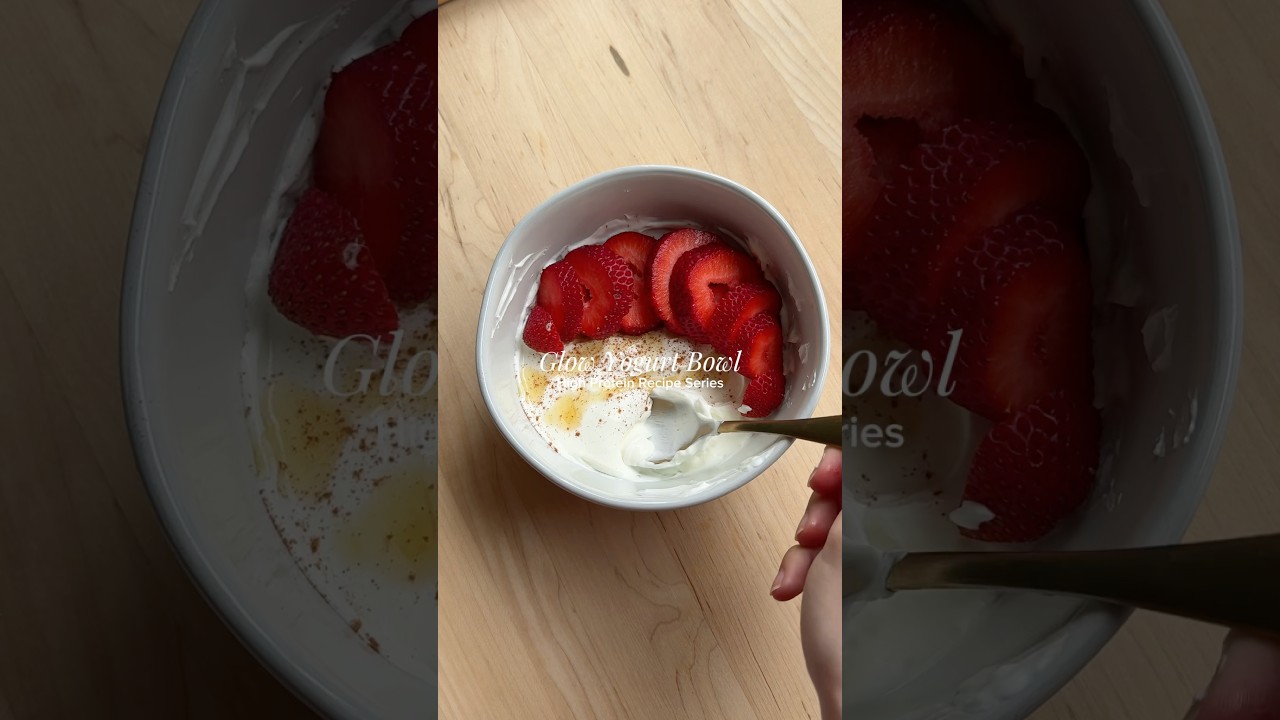 GRAB THE RECIPE | Glow Yogurt Breakfast Bowl | healthy breakfast ideas | simple healthy meals GRAB THE RECIPE | Glow Yogurt Breakfast Bowl | healthy breakfast ideas | simple healthy meals