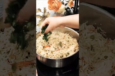 Weight loss Vegetable Rice Healthy recipe Mix Vegetable Rice dinner Diet plan #WeightLosDinner#Short