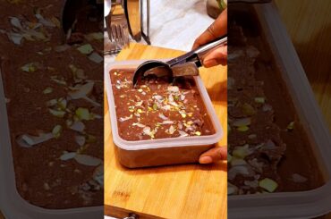 Healthy Homemade Chocolate Ice-cream #icecream #chocolate #healthy