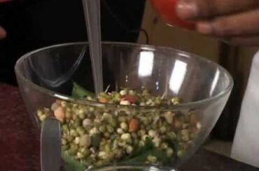 How To Make Bean Sprouts Salad With Spinach | Healthy Salad Recipe | Vikas Sharma | Ching's Secret