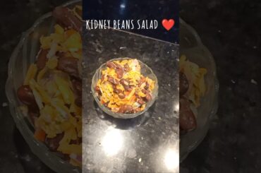 Healthy Salad Recipe |Rajma Salad|Kidney Beans Salad #dinnerrecipe #weightloss #healthydinner