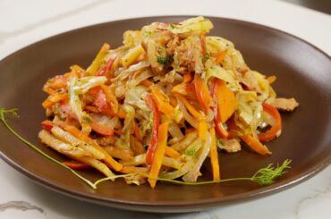 Healthy Recipes Dinner! You won’t believe how good cabbage with canned tuna tastes better than meat!