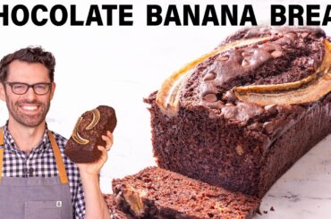 Easy Chocolate Banana Bread Recipe