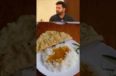 Rohit Sharma's favourite Dal Chawal Recipe #rohitsharma #dalchawal #shorts #healthy #trendingshorts