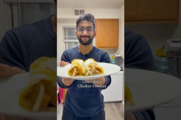 Low calorie Chicken frankie recipe #asmr #minivlog #dietplan #asmrfood  #recipe #gym #telugufitness