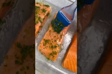 Easy and Healthy Lunch Recipe -Cilantro Lime Salmon with Avocado.