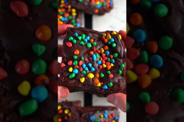 Low Calorie, High Protein LARGE Crumbl Double Fudge Cosmic Brownie