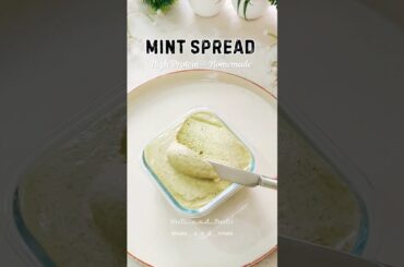 High protein spread recipe | Mint paneer spread |Homemade dip | Healthy sandwich spread #shorts