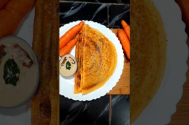 Healthy Breakfast Recipe Carrot Dosalu#breakfastideas#tiffinrecipe#carrotdosa @airahomestylecooking