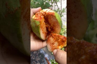 Guava Masala | Spicy & Tangy Street Food Snack | Easy Recipe #guava #foodart