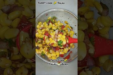 Healthy Tasty Sweet corn chaat Recipe #sweetcorn #cornsalad #chaat #chaatrecipe #snacks #health #yt